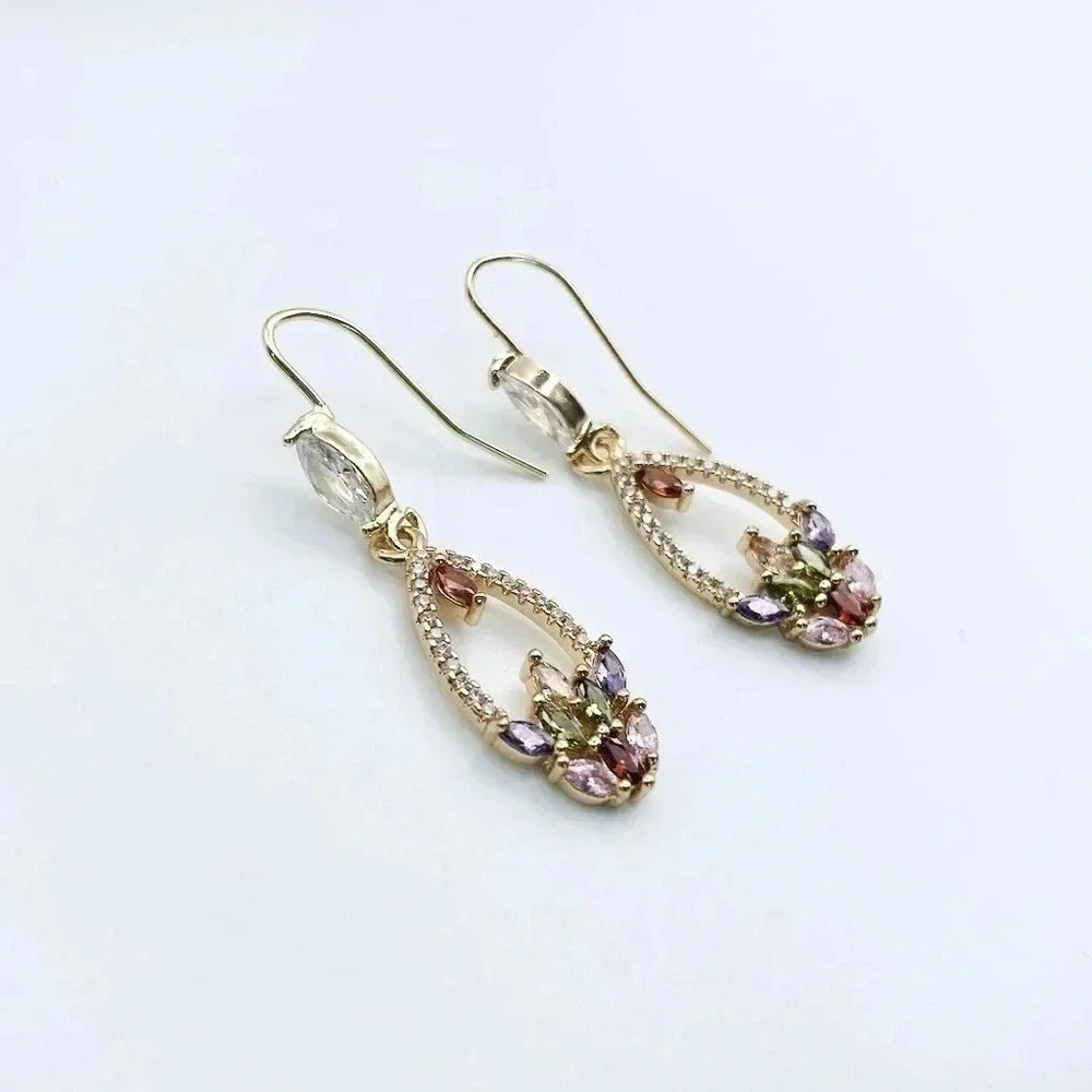 Dangle drop earrings - Picture 2 of 4